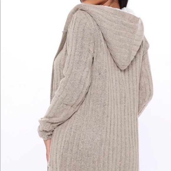 Fashion Nova Hooded Cardigan NWT - Picture 2 of 5